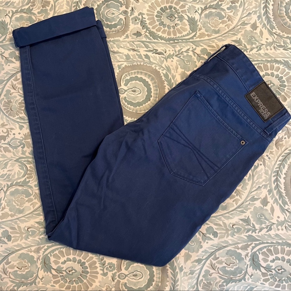 Express Men's Blue Jeans, Rocco Slim Fit 34x34